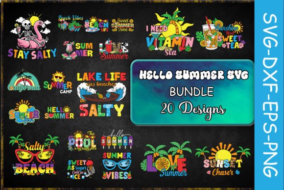 Download Hello Summer SVG Bundle - Svg bundle Collection