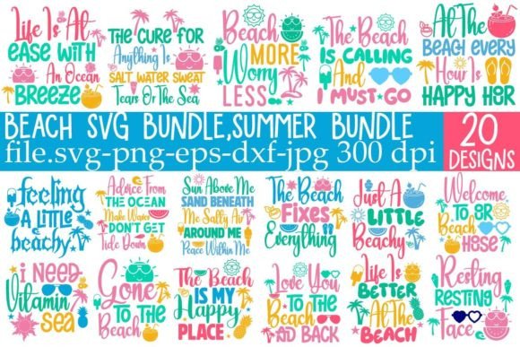 Download Beach SVG Bundle, Summer SVG Bundle - Svg bundle Collection