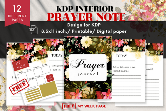Download Prayer Journal/ Printable/ Digital Paper - Paper Collection