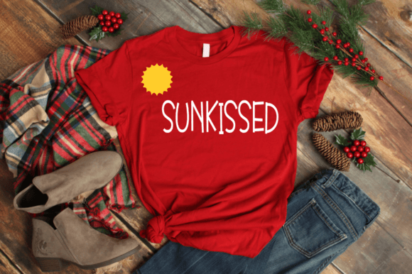 Download Sun Kissed - SVG Vector T-shirt Design - Svg vector Collection