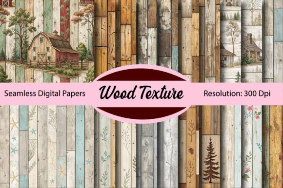 Download Wood Texture Seamless Digital Paper - Paper Collection