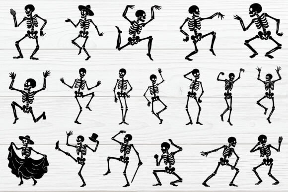 Download Dancing Skeleton SVG Vector Bundle - Svg vector Collection