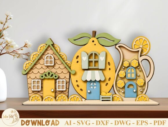 Download Lemon House Laser Cut File SVG Bundle - Svg bundle Collection