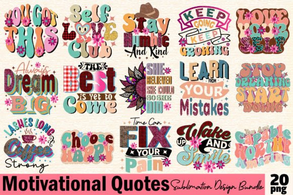 Download Motivation Quotes Sublimation Design Bun - Quotes Collection