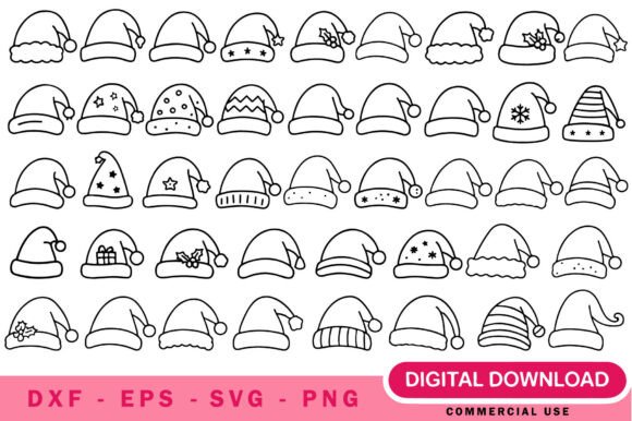 Download Santa Hat SVG Bundle - Svg bundle Collection