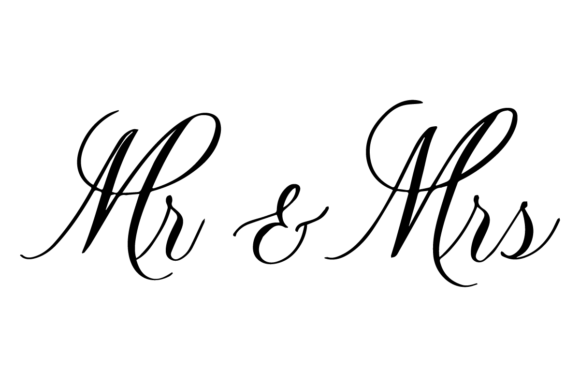 Download Mr &amp; Mrs SVG Vector - Svg vector Collection