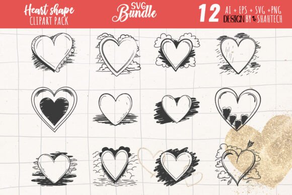 Download Heart Svg Bundle Heart Icons Heart Shape - Svg bundle Collection
