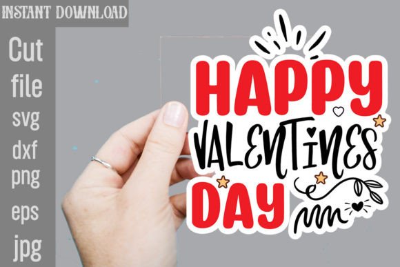 Download Happy Valentine's Day SVG Sticker Designs - Happy valentine Collection