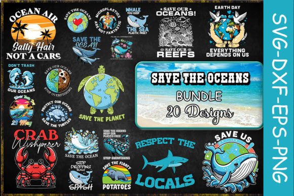 Download Save the Ocean SVG Bundle - Svg bundle Collection