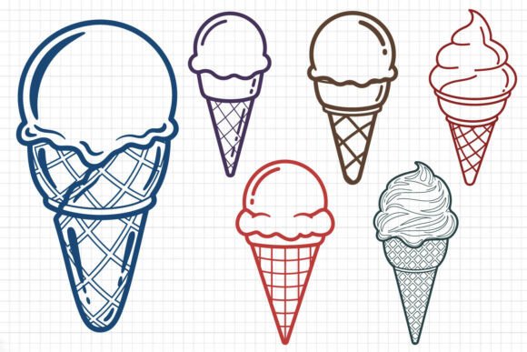 Download Ice Cream Cone SVG Bundle Summer SVG. - Svg bundle Collection