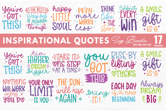 Download Inspirational Quotes SVG Bundle - Svg bundle Collection
