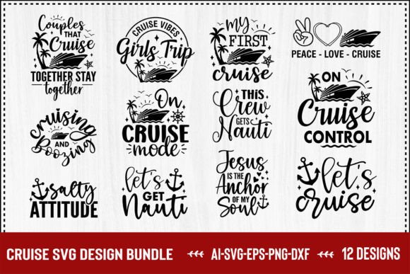 Download Cruise SVG Design Bundle - Cruise svg Collection