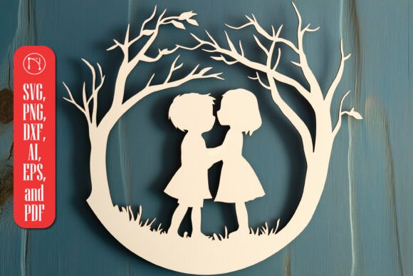 Download Paper Cut Kids Wall Decor SVG - Paper Collection